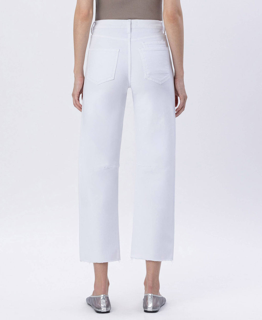 Vervet SUPER HIGH RISE RAW HEM BARREL JEANS