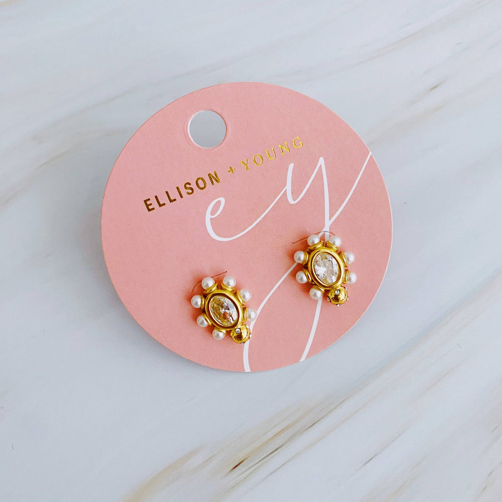 Ellison+Young Glam On The Yacht Stud Earrings