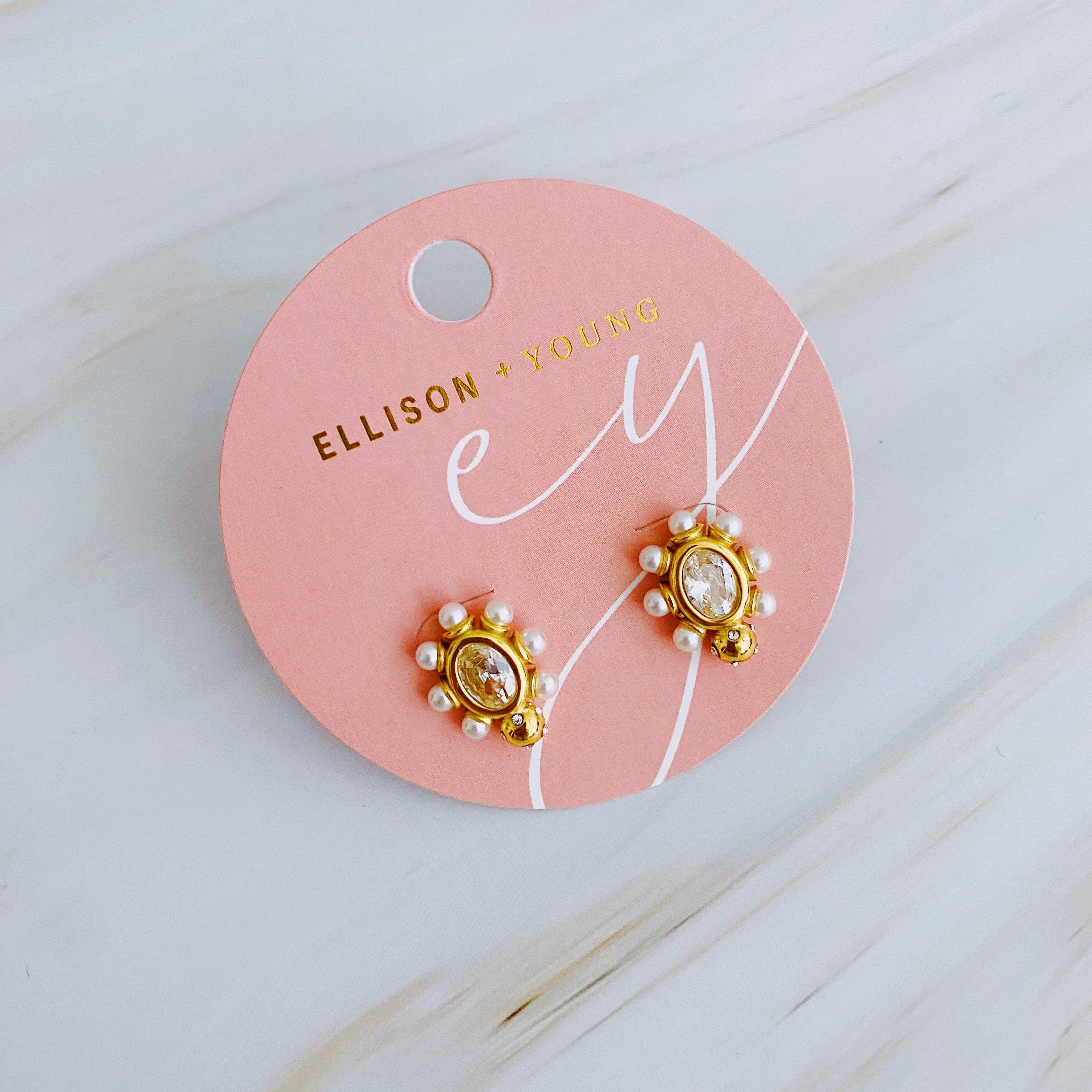 Ellison+Young Glam On The Yacht Stud Earrings