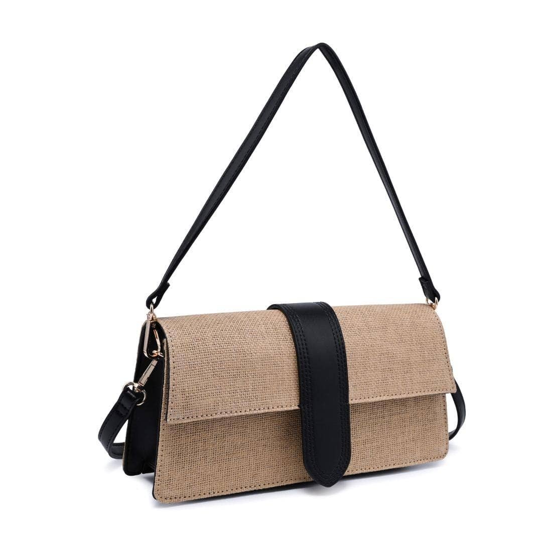 Violet Straw Crossbody/Satchel Bag