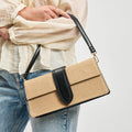 Violet Straw Crossbody/Satchel Bag