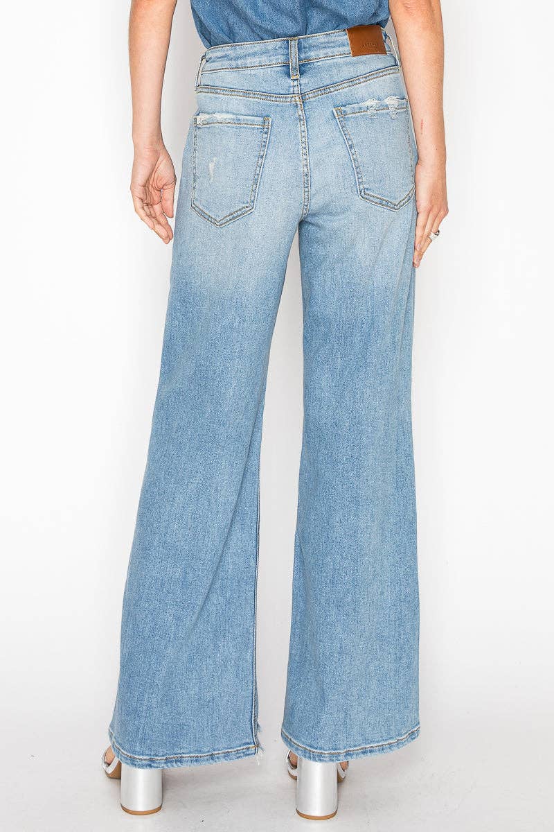 Artemis Vintage *HYBRID* HIGH RISE RELAXED FLARE JEANS
