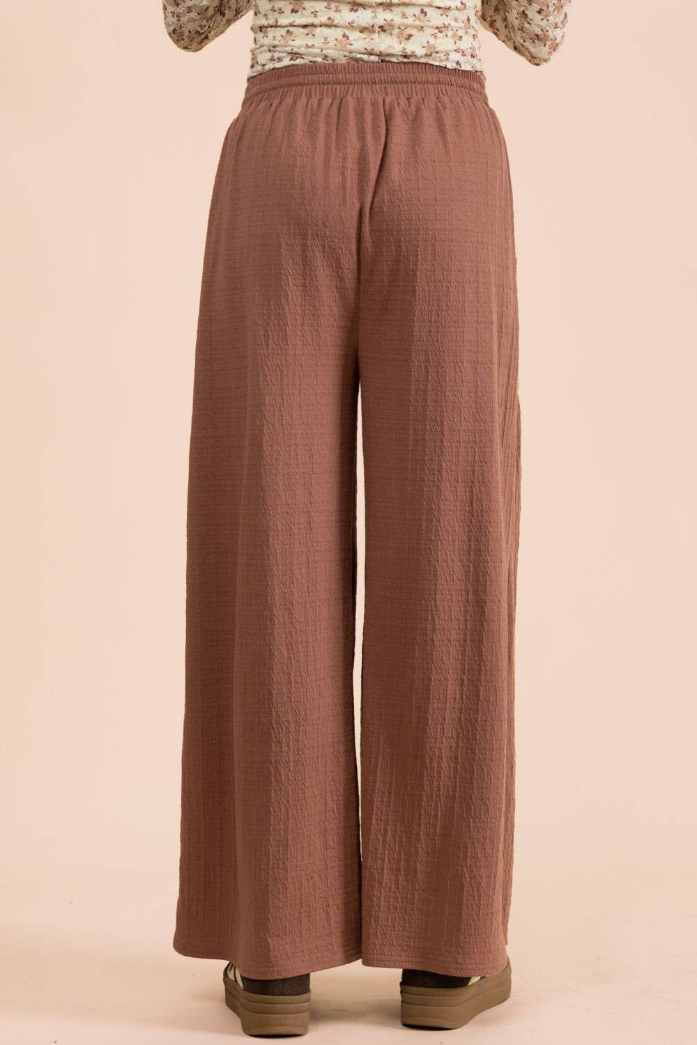 VERY J Wide Leg Comfy Knit Pants