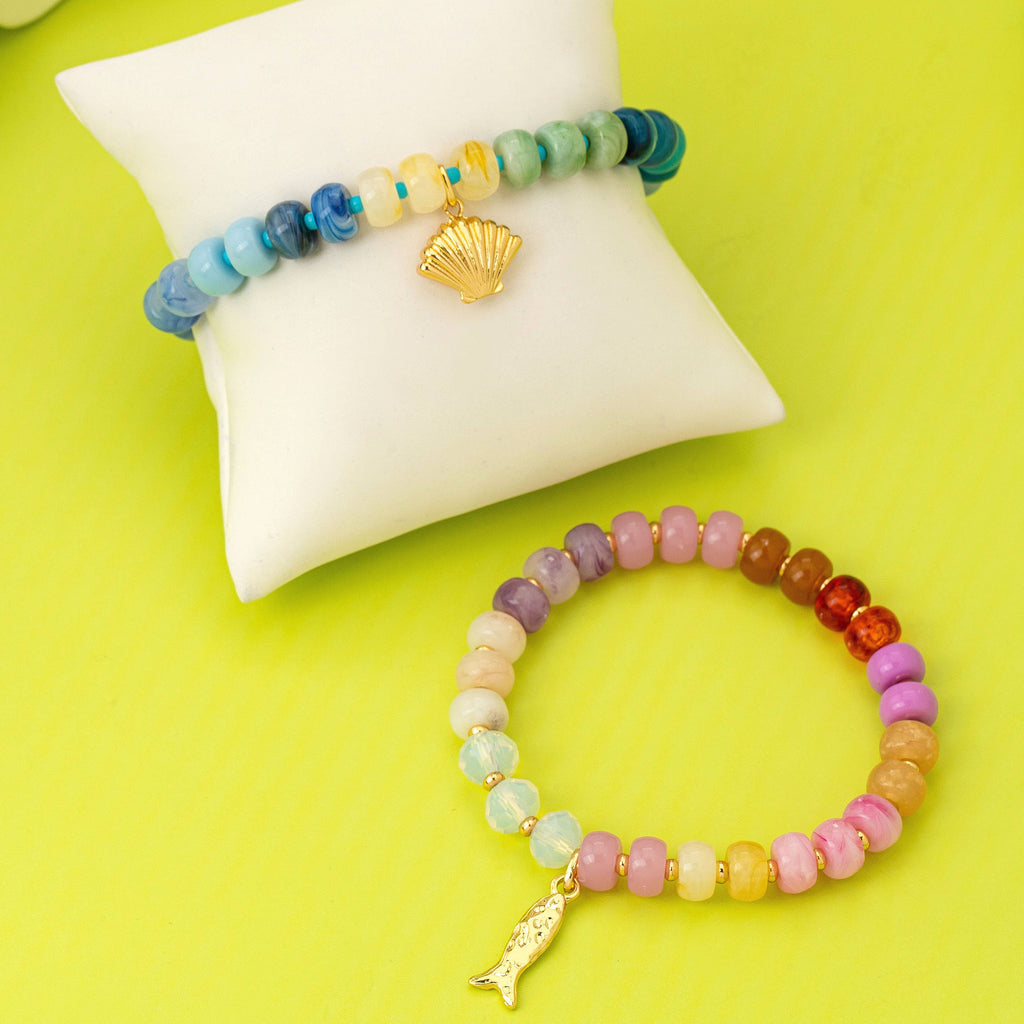 Josslyn Nautical Multi-Color Beaded Bracelet Set