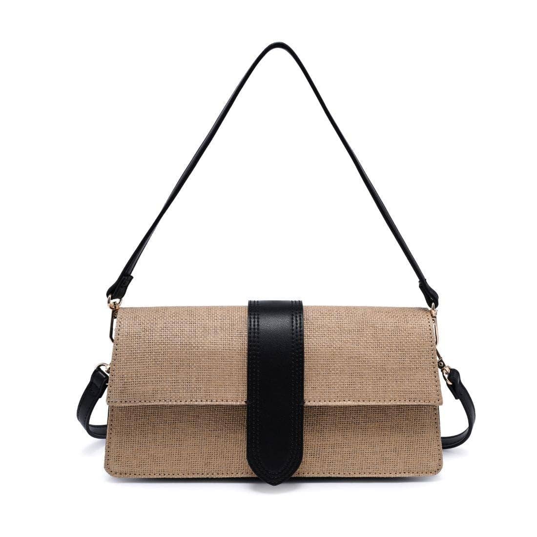 Violet Straw Crossbody/Satchel Bag