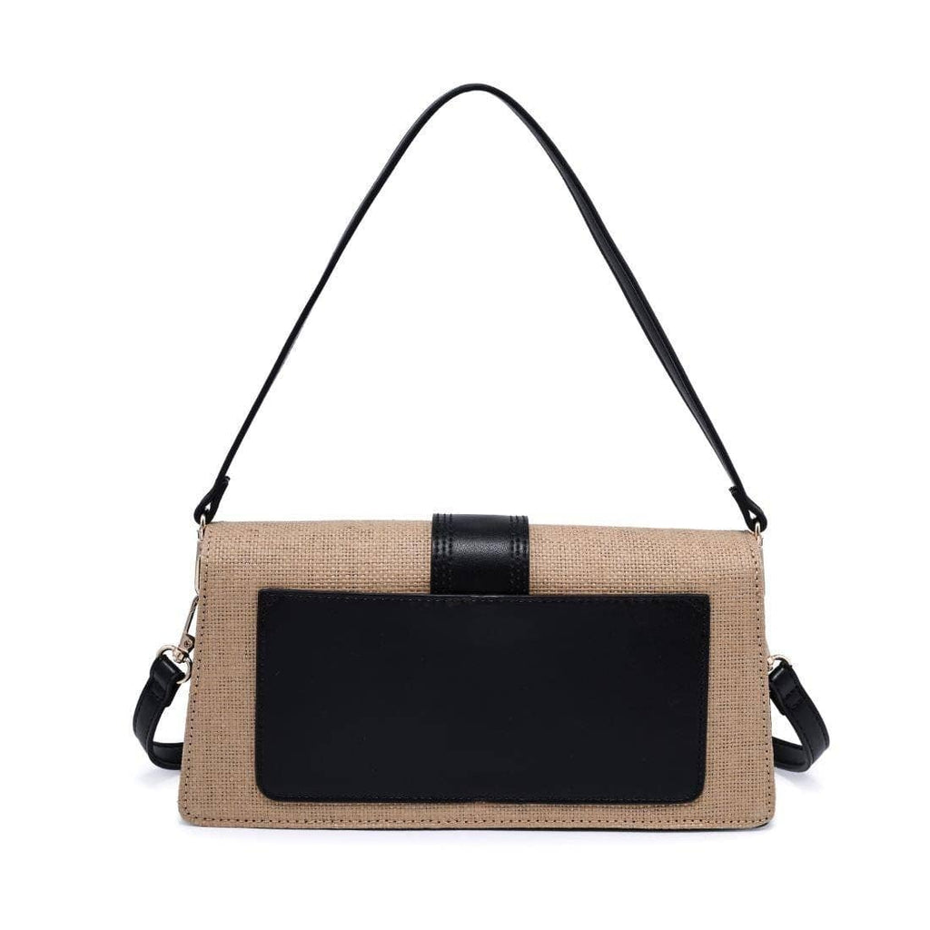 Violet Straw Crossbody/Satchel Bag