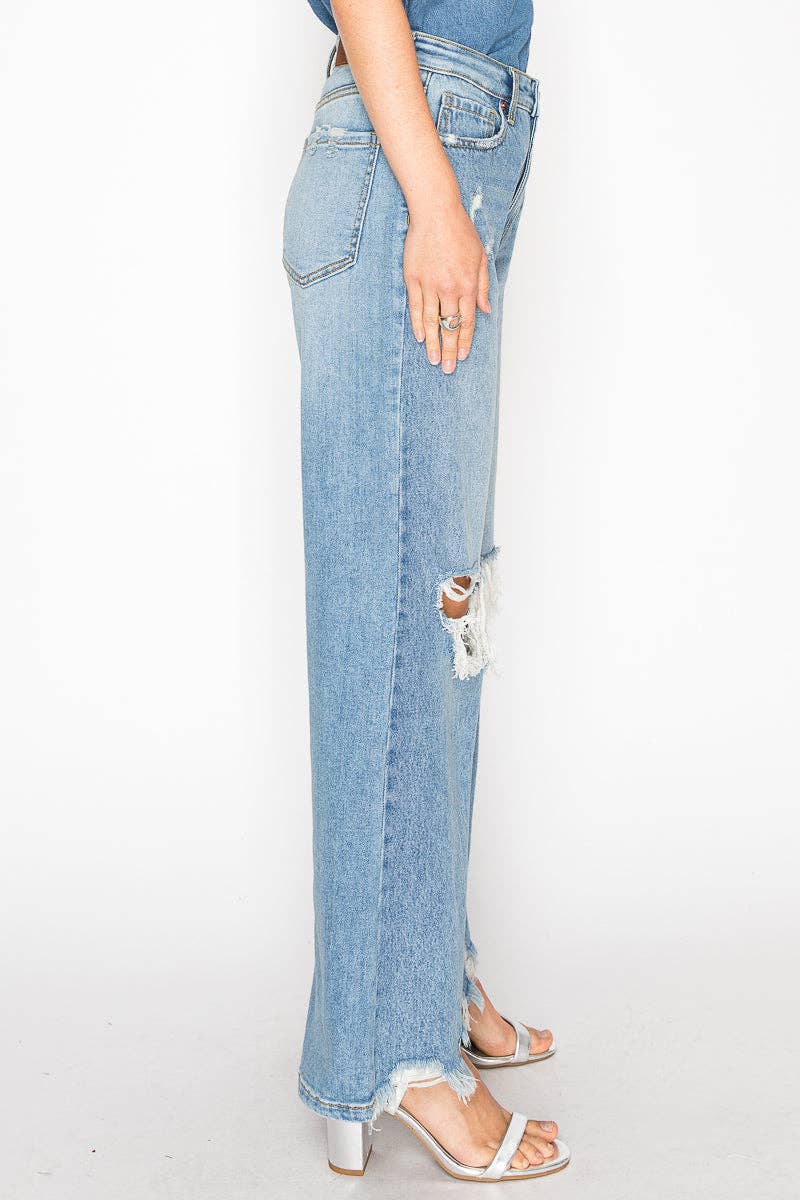 Artemis Vintage *HYBRID* HIGH RISE RELAXED FLARE JEANS