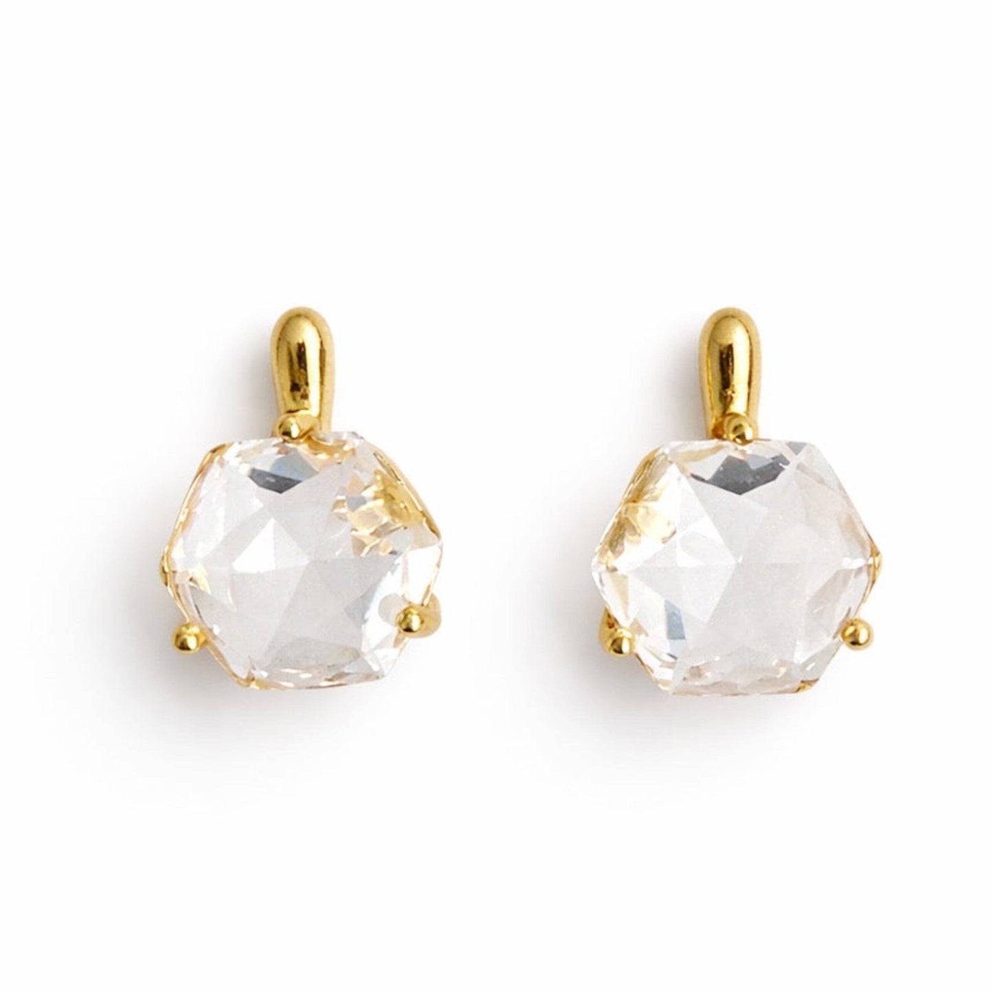 Ellison+Young Gilded Prism Drop Earrings