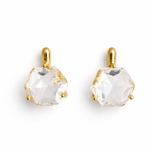 Ellison+Young Gilded Prism Drop Earrings