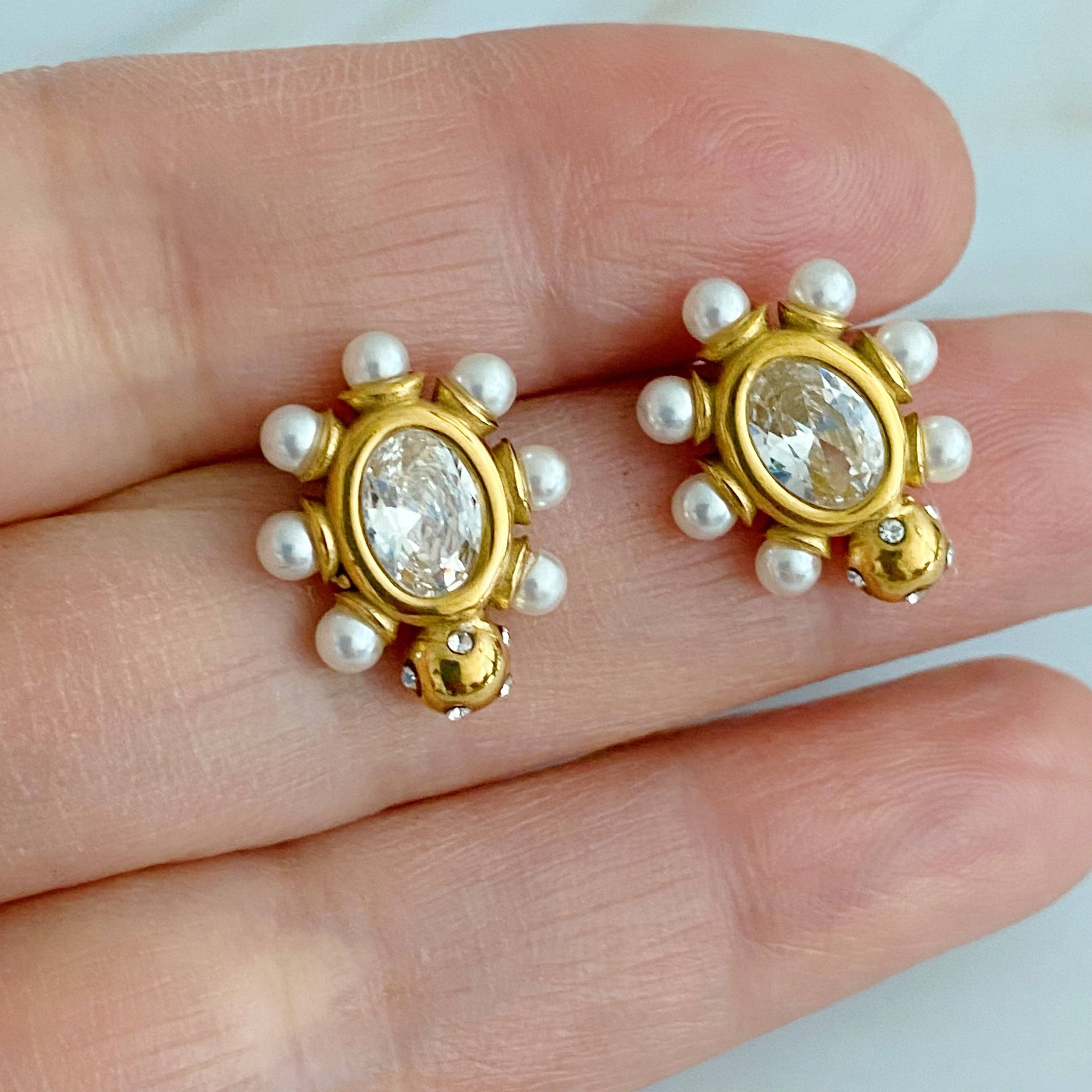 Ellison+Young Glam On The Yacht Stud Earrings
