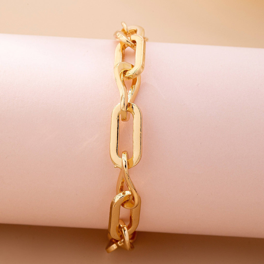 Josslyn Bold Chunky Gold Link Bracelet