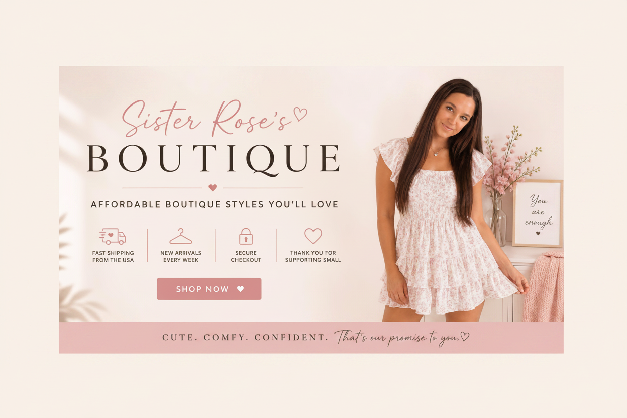 Sister Rose's Boutique Banner